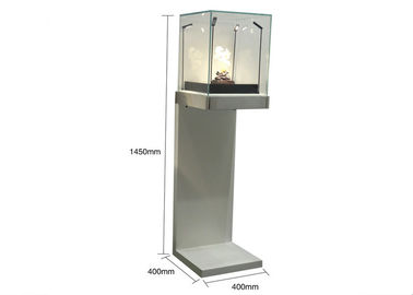 โรงพิพิธภัณฑ์ Custom Glass Display Cases / Pedestal Display Stand โครงสร้างที่ประกอบกันก่อน
