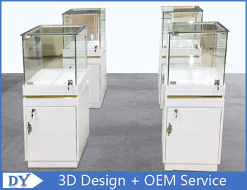 ตู้แสดงสินค้าเครื่องประดับ MDF พร้อมล็อค OEM 450 X 450 X 1250MM